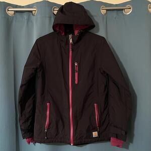 Carhartt - Women’s Size XS (0/2) Storm Defender Hooded Jacket Coat Black Purple